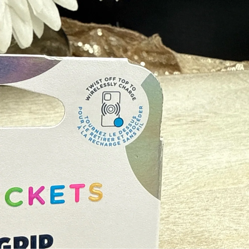 Disney Mickey Mouse PopSockets PopGrip Navy Glitter